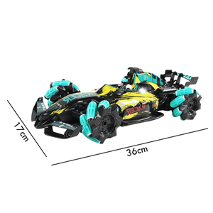 ماشین کنترلی RC مدل F1 طرح دودزا زرد remote control RC car model F1 shot 1:20 -اسباب بازی